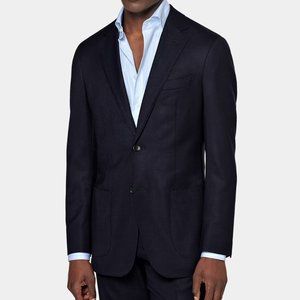 Suitsupply Navy Traveller Suit, Havana Unlined
